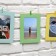 Stretching for photos with clothespins "Color", 6 pcs.
