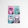 Magnetic bookmarks "Fabulous reading" on a postcard, 4 pcs
