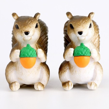 Miniature Puppet "Squirrel with acorns", set 2 pcs., Size 1 pc. - 2 × 5.5 × 4 cm-3