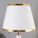 Elizabeth table lamp E27 40W white-gold 25x25x37 cm Risalux