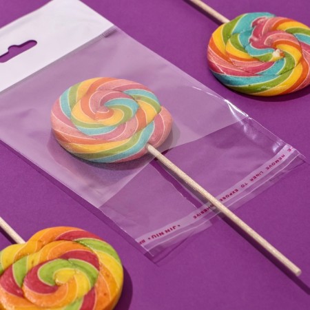 Packet with sticky tape, transparent 10 x 10/3 cm, euros, 30 μm-4