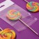 Packet with sticky tape, transparent 10 x 10/3 cm, euros, 30 μm