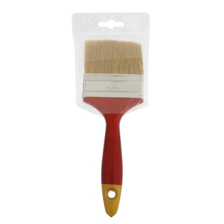 Brush flat tundra, natural bristles, plastic handle, 3 ", 75 mm-9