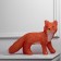 LED Figure "Fox" 46 × 12 × 21 cm, acrylic, 50 LED, 220 V, glow of white