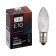 Incandescent lamp for the Christmas hill, 3 watts, a base E10, warm white, 2 pcs