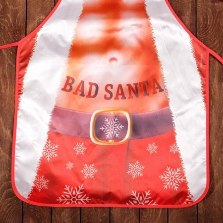 Apron New Year Real Bad Santa 50 x 70 cm-2