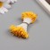 Stamens for artificial flowers gloss "risinki" light orange set 360 pcs length 6 cm 10705