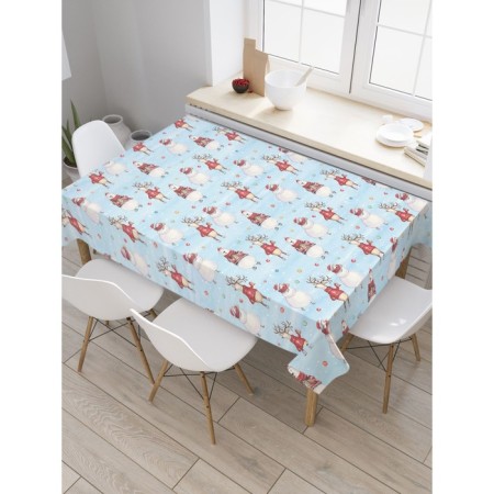 Tables on the table “Once upon a time in the forest”, rectangular, oxford, size 145x180 cm
