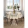 The tablecloth "Sleeping owl", round, Saten, d = 150 cm