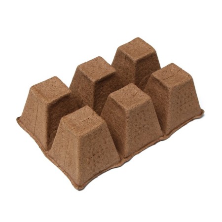 Peat cassette, 6 cells of 400 ml, 9 × 9 cm, set 3 pcs., Smart City-3