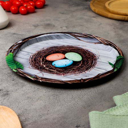 Easter mood tray, 28 x 1.6 x 0.32 cm, metal-1