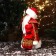 Santa Claus "in a fur coat and a bag with a patch" moves, 30x18 cm, red