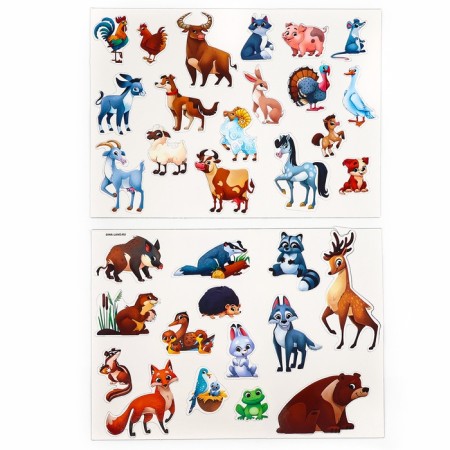 Magnetic game "Forest and Pets", 28 x 20 cm-5