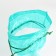 Cosmetic bag on the cord, the color is transparent/green