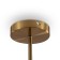 Ceiling lamp FREAA FR5366CL-07BS Fero, 800x800x550 mm, E14, 7x40W, brass color