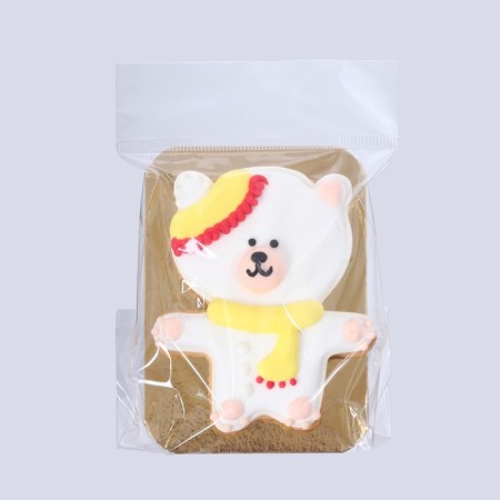 New Year. Vanilla cookies "Mishutka" 40 g (1 Cor = 15pcs)-7