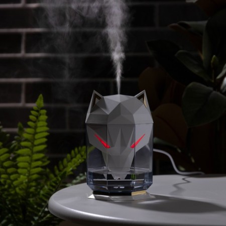 Air humidifier Luazon HM-12 "Volk", ultrasonic, 650 ml, 2 W, submersible, USB, white