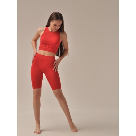 Female Legins Short, size L, Merlot color-2