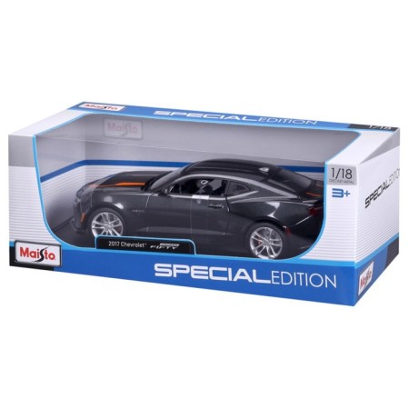 MASTO DIE-CAST 2017 Chevrolet Camaro 50th Anniversary, 1:18, Dark gray color-12