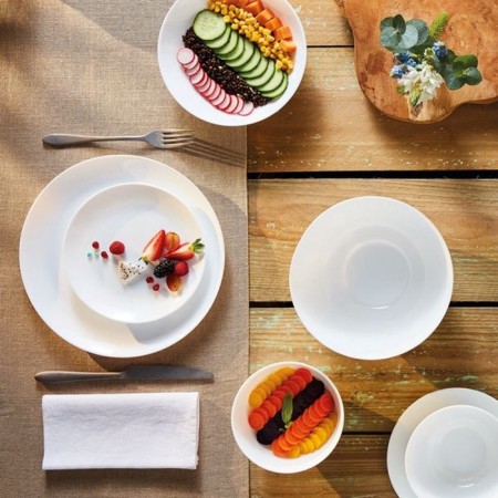 Dining Luminarc Diwali Service, 19 items, D = 25/20/21/19 cm, glass -ceramic, white-10