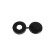 Decorative cap for screws, black, set 100 pcs