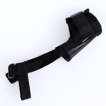 Muzzle mesh with double fixation, size S, black-1