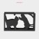 Salvetnik Dolyana "Cats", 14 × 4 × 8 cm, black color