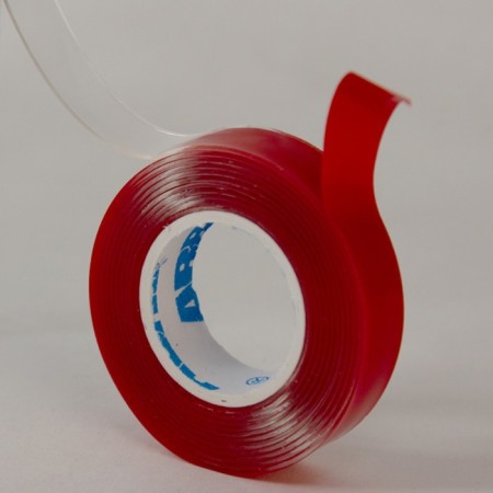 Bilateral tape ABRO EMT-010-R, transparent, 10 mm x 1.51 m-2