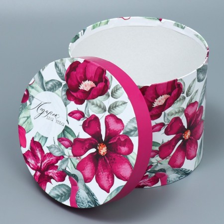 A set of hats 5 in 1, gift packaging, Flower Garden, 13 x 14 - 19.5 x 22 cm-9