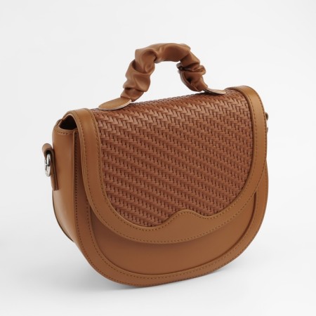 Bag for a bag, sewing, 18 × 3.5 cm, terracotta color-4