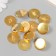 Buttons plastic on the midnight "gold" 2.5 cm set 12 pcs
