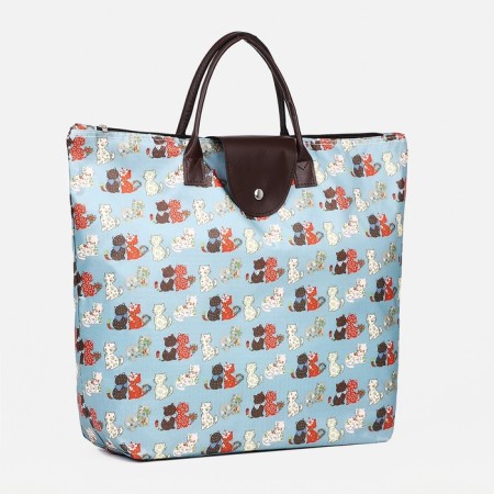 Lightning bag, folding, gray color-1