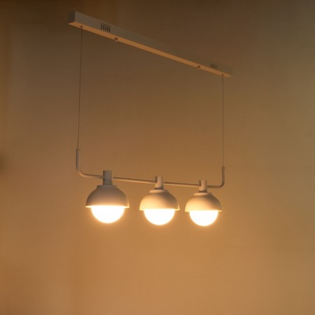 Schenon lamp 3xg9 with white-gold 86x16x25.5-125 cm-5