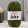 Yarn "Dolce" 100% micropoliester 120m/100g (772 t. Khaki)