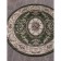 Round Merinos Colzey Carpet, size 150x150 cm, color Green