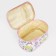 Cosmetic bag with lightning, white/pink color