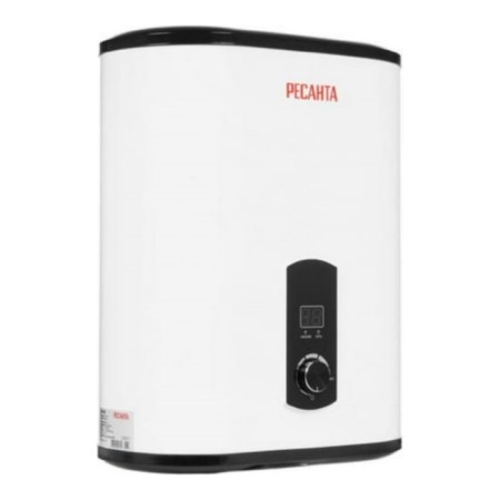 Resanta water heater VN-30V, cumulative, 2 kW, 30 l, up to 75 ° C, display, white-1