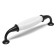 Stylish Ceramics 003, 128 mm bracket handle, black ceramic black
