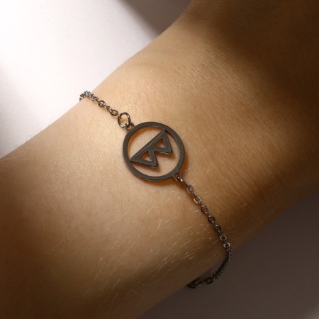 Bracelet-reinforcing "runes" female strength, color silver, 17 cm-3
