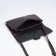Bag-clate on magnet, long belt, brown color