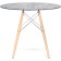 Glass table PT-151 Buka / Metal, natural 90x90x76 cm