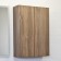 Oslo-60 suspended Comfort wardrobe, dark brown oak
