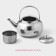 Gretel stainless steel teapot, 1.1 liters, metal sieve, chrome color