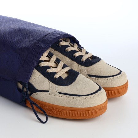 Bag for shoes on the lace, blue color-3