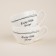 Set of Porcelain SL Home "House", 4 objects: 2 cups 275 ml, 2 saucers d = 15.5 cm, white color