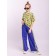 Tunic for girls, height 146 cm, multicolor color