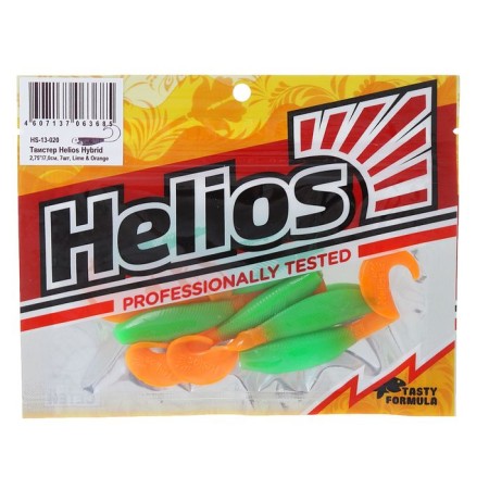 Helios Hybrid Lime & Orange Twizer, 7 cm, 7 pcs. (HS-13-020)-1
