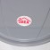 Garbage container with pedal, 11 l, marble color