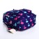 School backpack of textiles on a zipper, 3 pockets, pencil case, color violet