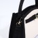Bag Cross-Bodi with a zipper, white/black color